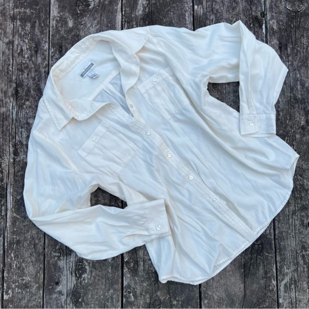 Investments‎ Cream Button Up